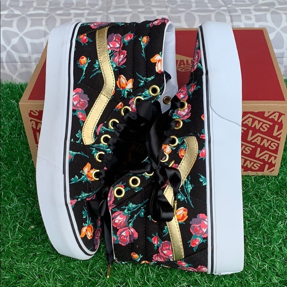 VANS SK8-Hi PLATFORM 2 Oversized Lace Floral/Tr M - Picture 5 of 16